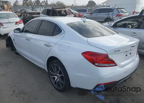 2019 Genesis G70 3.3T Advanced из США, поврежденный, VIN KMTG74LE9KU032547